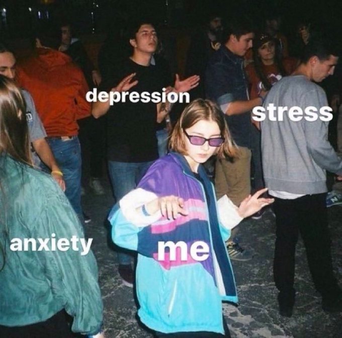 Just living through it.