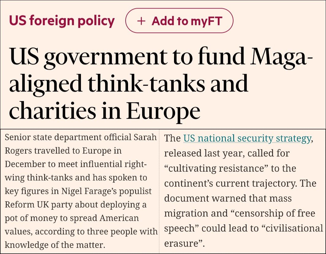 eeldenden's tweet image. The US State Department and intelligence agencies are now boosting the same groups Russia backs in Europe. Same playbook too: inflate the migration issue and link it to the EU. This is a push to break up Europe. It's time for 🇪🇺 to boost independence groups in Russia and the US