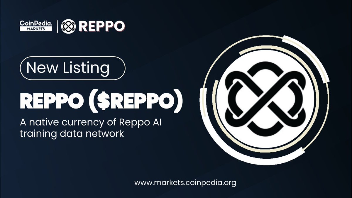MarketCoinpedia's tweet photo. New #Listing! 💥
We’re thrilled to announce $REPPO is now listed on #CoinpediaMarkets 🚀
Reppo is an #Ai coin that powers @reppo ecosystem and is built on #Base blockchain. 🔥
Track #REPPO here: https://t.co/IdDgvV2zMH https://t.co/ZN4gRoOYsJ