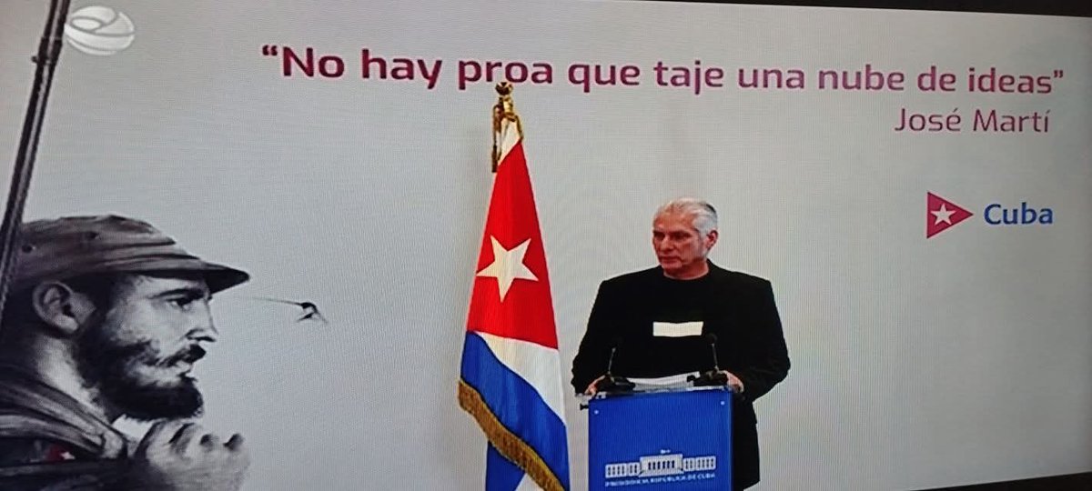 "Yo siempre digo todas las generaciones de cubanos que nacimos en los primeros años de la Revolución, hasta las más actuales (...), nacimos y vivimos bloqueados y nacimos bajo los signos de esa asfixia económica". <a href="/DiazCanelB/">Miguel Díaz-Canel Bermúdez</a>
#CubaEstáFirme