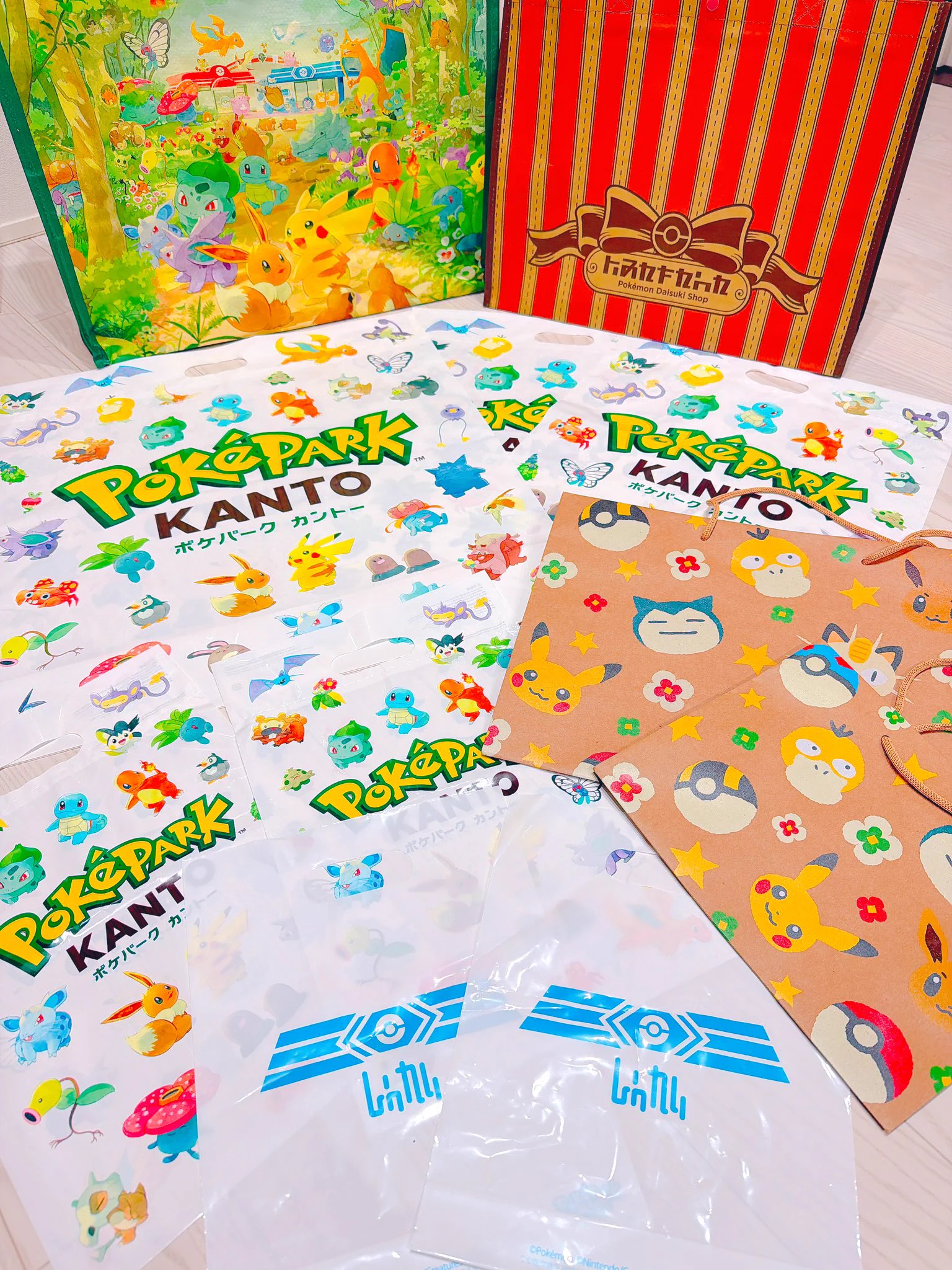 【当時物、希少品】ポケパーク2005限定デザイン　大きめショッパー せらピカϞໂ‧͡‧̫ໃ@ポケモンユナイト❤️ on X: 