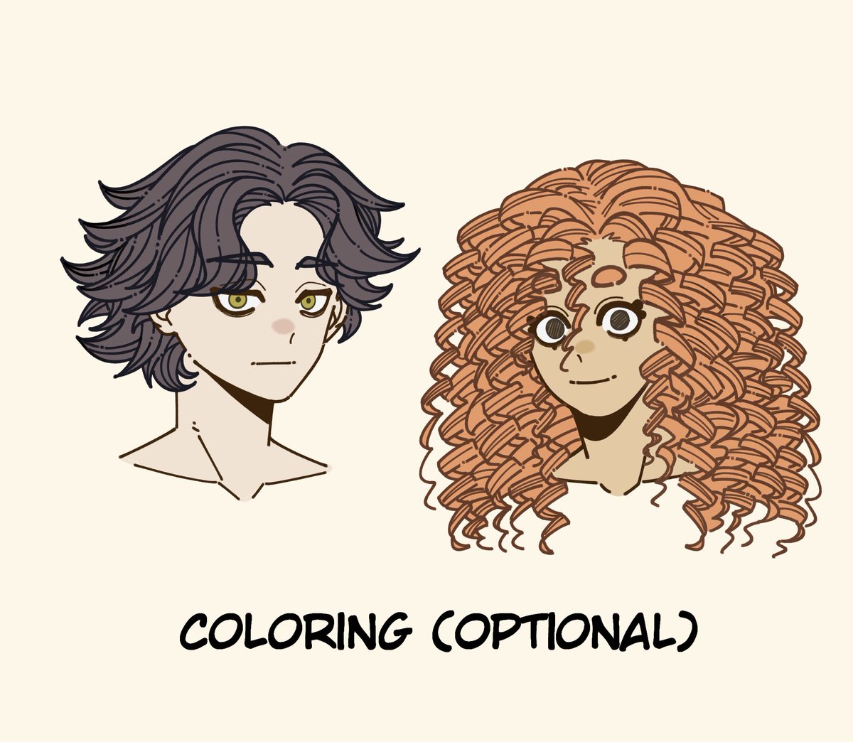 Drawing hair is hard #art #drawing
