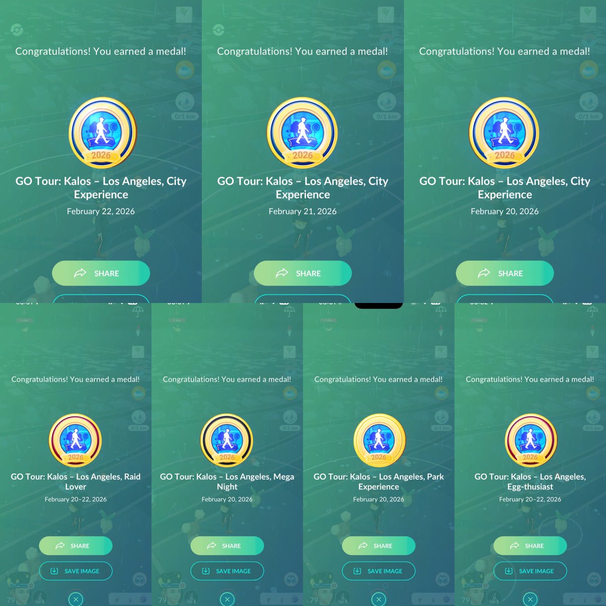 Medals are live! So ready for another epic event! 🔥