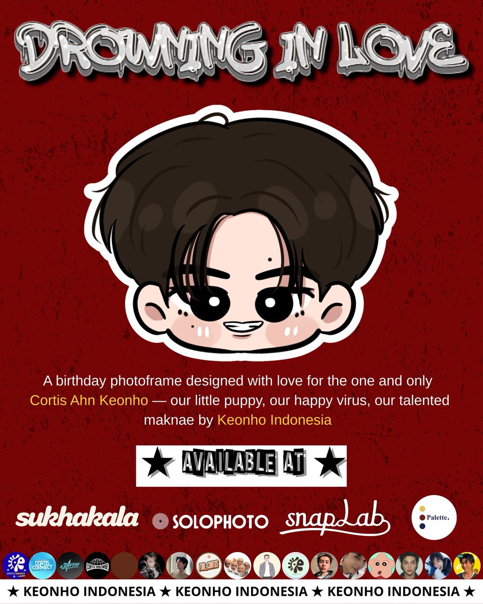 indonesiakeonho's tweet photo. PROJECT #3: PHOTOFRAME
@indonesiakeonho and @warunkeonho proudly present Keonho’s photoframe birthday 🎂
Capture your moment with our Keonho skena y2k photoframe at #Sukhakala #Palette.id #Snaplab and #Solophoto
Our frame ONLY available from 1st Feb till 28th Feb🥰
#DrowningInLove #SeventeenAndIconic