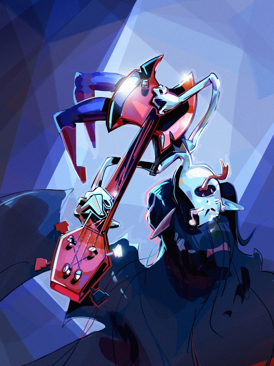 PabloHCucchi's tweet photo. This mashup is absolutely insane! The lighting creates such a mood. 🔥 I was actually exploring that same dramatic/darker lighting vibe with Marceline recently. Adventure Time characters just look so good in this style. https://t.co/iO4ajL2pRM