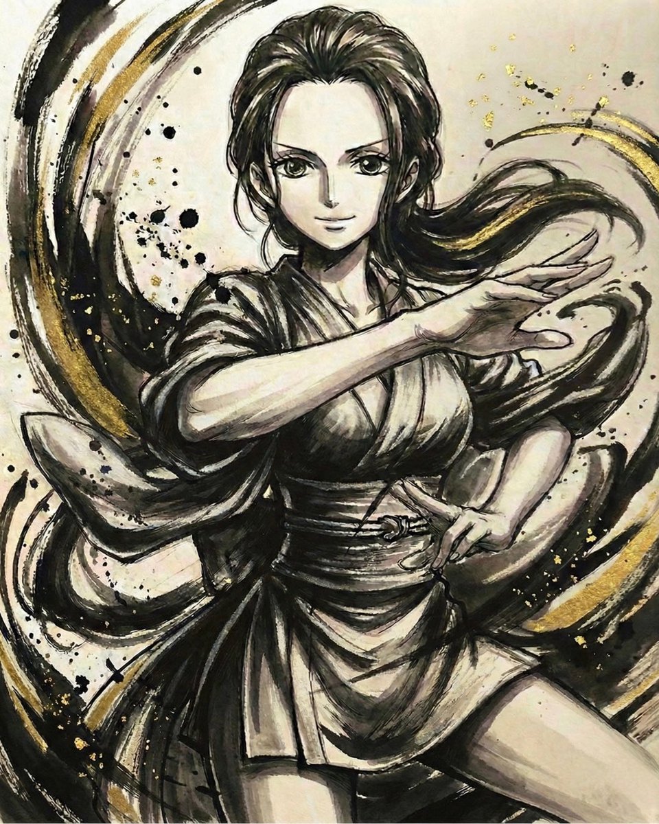 BrushBox2022's tweet photo. 2.6  
HAPPY BIRTHDAY  
NICO ROBIN 

お誕生日おめでとう🍰
おロビバージョン👩

#ロビン誕生祭2026  
#ONEPIECE https://t.co/cNwCtDHKYF