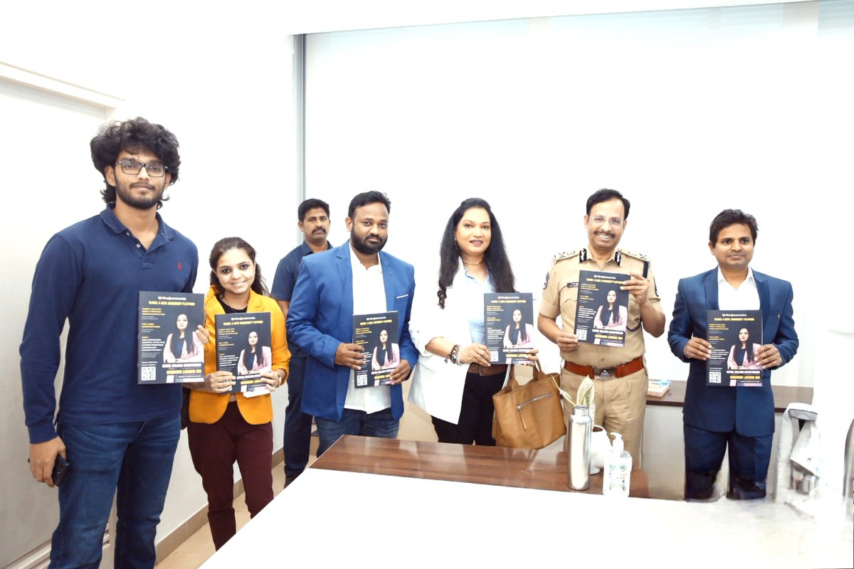 lakshmi2011's tweet photo. Very much #Delighted to be on the cover page of TheCconnects Magazine 🎉
Our #AI team at the new office in #TajDeccan, Banjara Hills, where we are developing music and films with the help of #ArtificialIntelligence, was featured on this special occasion.
Special thanks to #Hyderabad Commissioner of Police Shri V. C. #sajjanar Garu, whose gracious presence added immense stature and value to the magazine #launch.