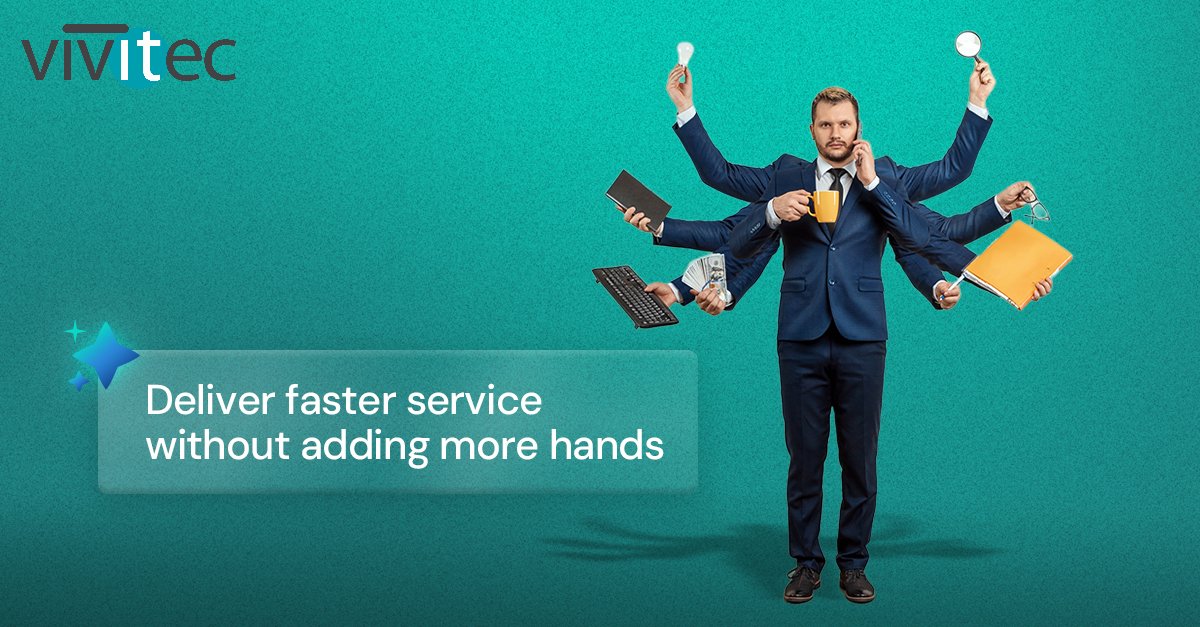 Myth: More people = more speed. Fact: Real speed comes from better systems. AI organizes &amp; prioritizes, making speed effortless—not overwhelming. #ITHelp #ITManagement #Cybersecurity #AI Need IT assistance? vivitec.net/contact-us/