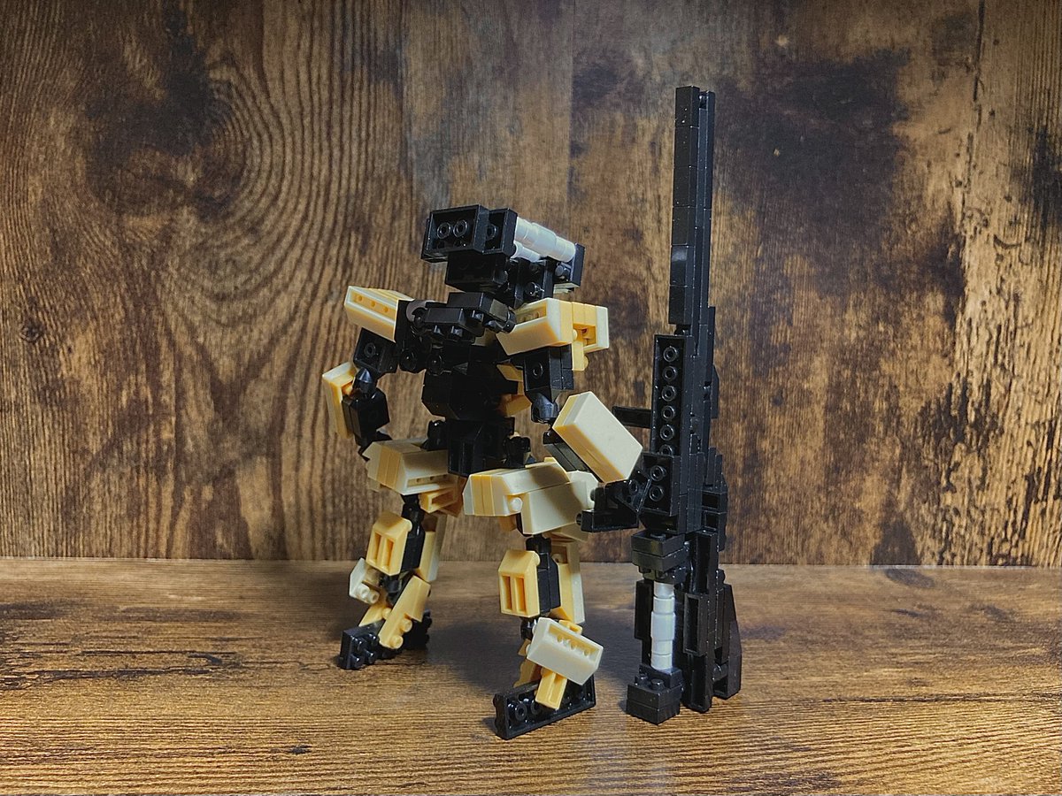 Rom_ROBObuilder's tweet photo. EAG製第三世代機-砂漠・熱帯仕様-
防塵処理や冷却性能の強化を施されたバリエーション機の一つ。
装備する新兵器は高出力のクヴェルエネルギーが充填された特殊弾頭を使用し、発射後に妨害電波を発しながら飛翔、着弾と共に広範囲の爆発を引き起こす。
#プチブロック #mech #RAMTAC https://t.co/Az2rOjdbtP