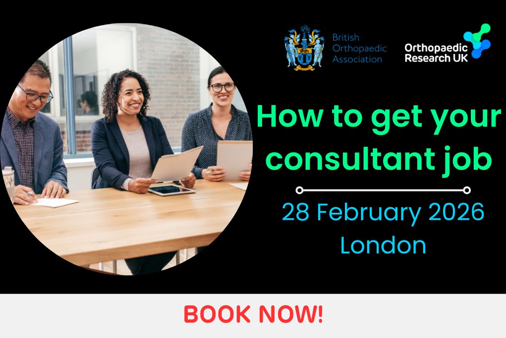 Orthopaedic Research UK tweet media