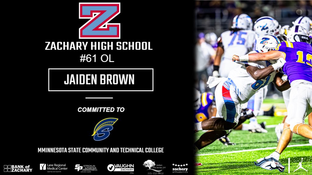 Zachary High Football tweet media