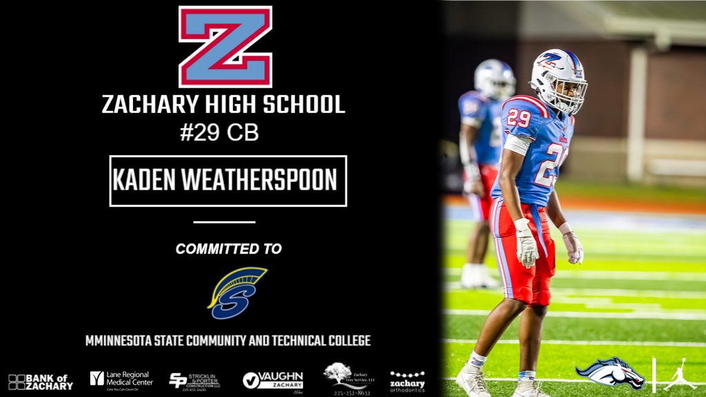 Zachary High Football tweet media