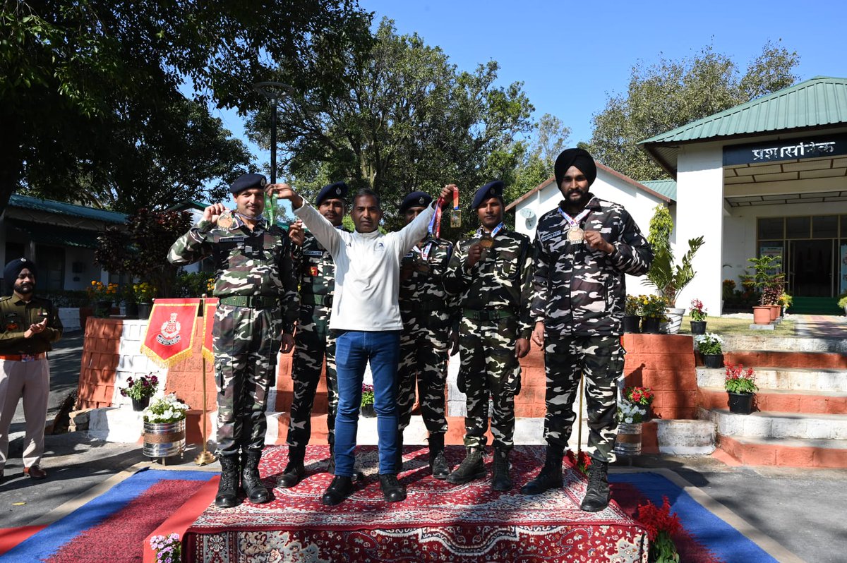SSBCTCSAPRI's tweet photo. Outstanding Achievement of CTC SSB Sapri Personnel in AU Jaipur Marathon–2026
On 01 February 2026, personnel of the CTC, SSB, Sapri demonstrated exceptional endurance, discipline, and physical fitness by successfully participating in the 21 and 42-kilometre Half Marathon. https://t.co/Cx13kVCzwv