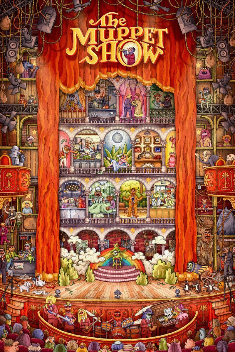PosterSpy's tweet image. 50 Favourites from 2025 - The Muppet Show by @morgangirvin

#PosterSpy50Favourites #TheMuppetShow