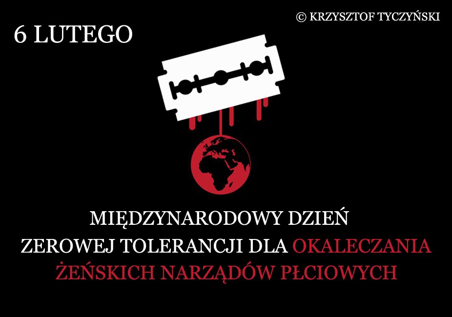 tyczynski_k's tweet photo. 🗓️ 6.02 - Międzynarodowy Dzień Zerowej Tolerancji dla Okaleczania Żeńskich Narządów Płciowych
Święto ustanowione z inicjatywy pierwszej damy Nigerii Stelli Obasanjo.
❗️Cel: Edukacja i walka z brutalnym, zagrażającym zdrowiu i życiu, rytuałem obrzezania kobiet.
#StopFGM https://t.co/kI4GnfJUII