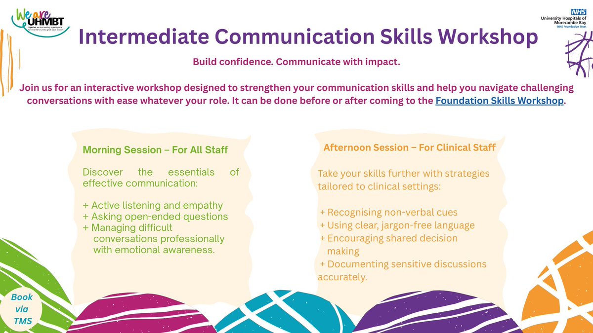 UHMBT Learning and Development tweet media