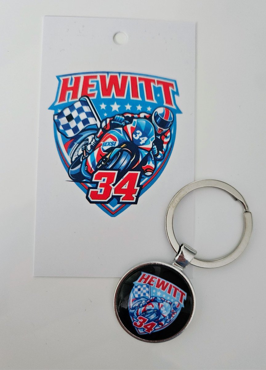 New HEWITT and SEXSI keyrings, they can be reserved to collect or they can be posted out to you with a small postage fee.

Please comment or DM for further information 🏍💨