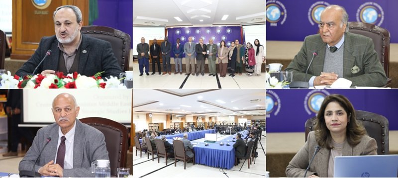 ISSIslamabad's tweet photo. CAMEA @ISSI organised a Distinguished Lecture Series titled “Palestine at a Crossroads: The Future of the Palestinian Cause under the Board of Peace.” Dr. Mohammad Makram Omar Moh’d Balawi, Secretary General of the League of Parliamentarians for Al-Quds, was the Chief Guest, while Senator Mushahid Hussain Sayed, Chairman PAIDAR delivered the keynote address.