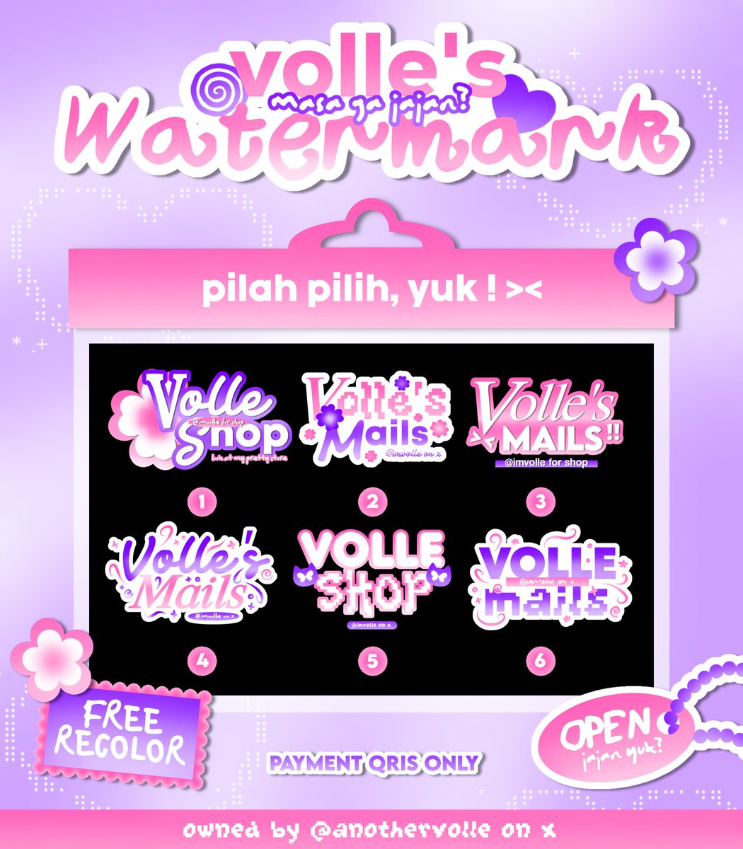 🪷 𖦁ׅ ࣪  any interaction / repost would be appreciated , thank  you ! ♡

🍀 —  halo , aku mau kenalin catalog watermark  sebagai spess baru aku >< tell me kalau ada kemiripan dengan  catalog lain atau sesuatu yang dilarang by dm 💗🧸 #zonauang

🎂: yang mau jadi kinci cek alt !