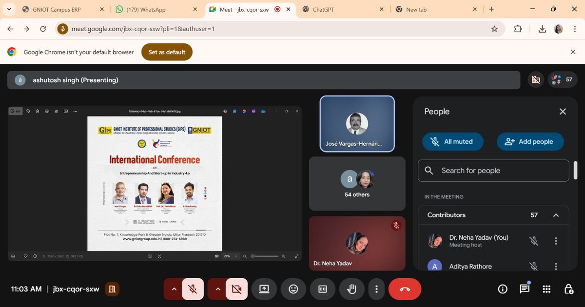 GNIOTCollege's tweet image. GIPS hosted an international conference on entrepreneurship and Industry 4 0 bringing global experts together to discuss innovation startups and future technologies.
#Industry40 #Entrepreneurship #StartupEcosystem #Innovation #GIPS