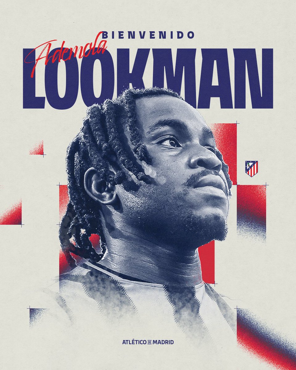 NIGExcellence's tweet photo. Meet Ademola Lookman (@Alookman_), who just announced his arrival at @Atleti Madrid in the most clinical way possible scoring on his debut! 🦅🔥

​From 🇳🇬 to 🌍  excellence has no borders.
​#NigerianExcellence #AdemolaLookman #Atleti #SuperEagles #DebutGoal https://t.co/F3ZFQirTq6