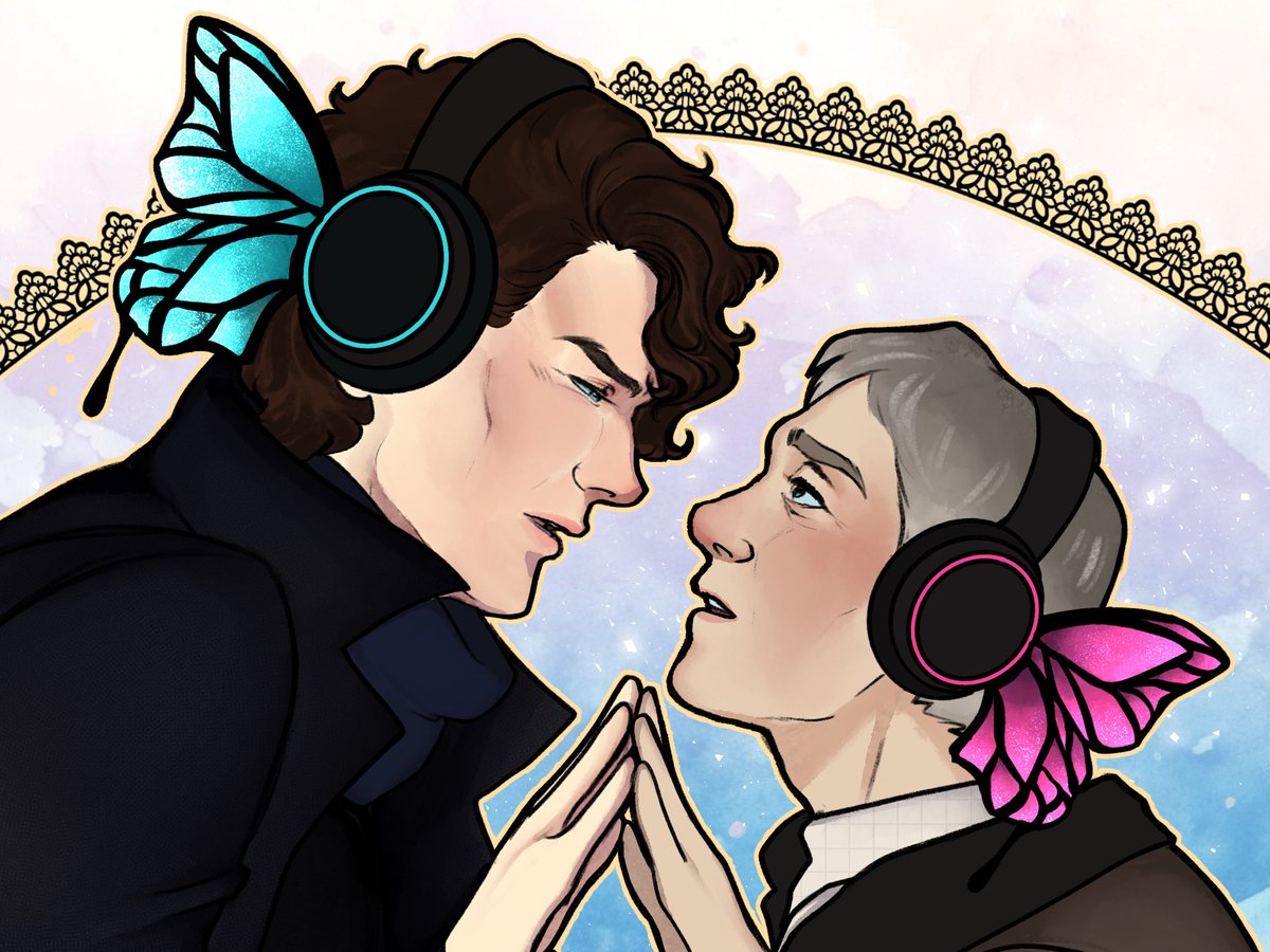 posting this artwork i made for pota: nostalgia. i had the idea to draw superwholock in some iconic 2000s anime images. johnlock as magnet felt right and funny to me

#johnlock #sherlockbbc #sherlockholmes #johnwatson
