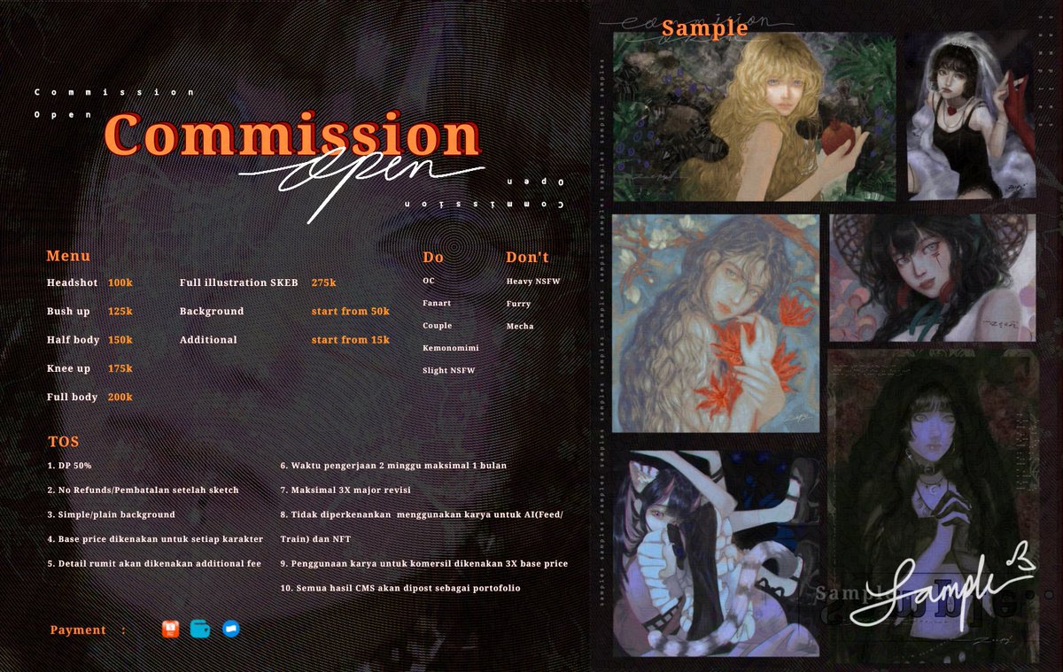 zeepyissleepy's tweet image. &amp;gt;&amp;gt;🍀OPEN COMMISSIONS🍀&amp;lt;&amp;lt;

(Like &amp;amp; share are greatly appreciated♡)

Hi aku buka commission dengan style semi-realis painting untuk 10 slots.
💌 Feel free to DM me if you're interested!(⁠ ⁠◜⁠‿⁠◝⁠ ⁠)

#opencommissions #artidn