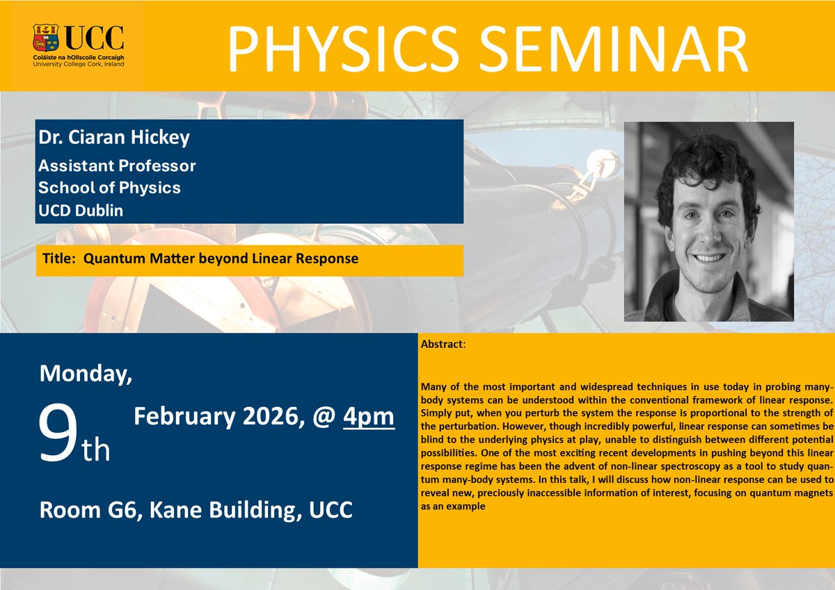 School of Physics UCC tweet media