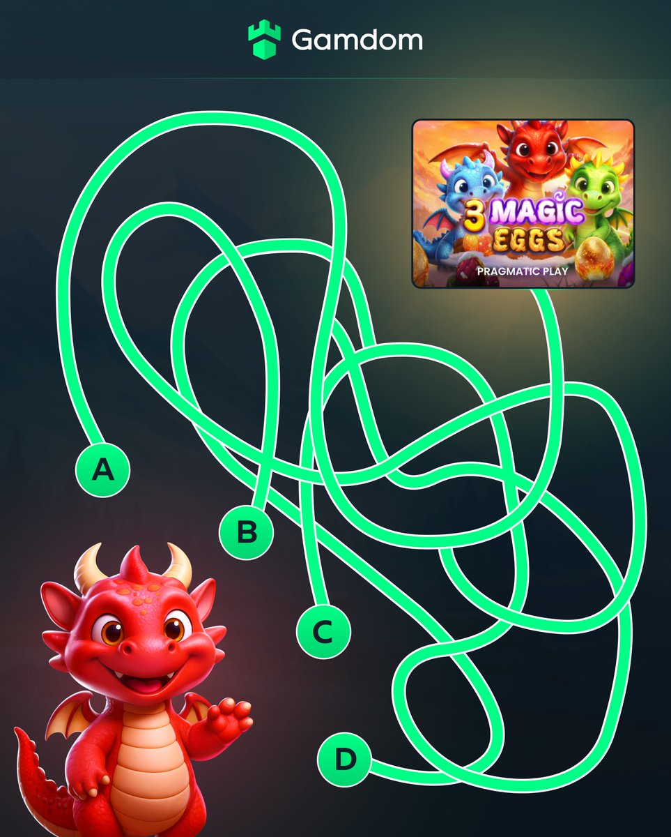Can you find your way through the magic maze and crack open the FREE Spins? ✨

🥚 Comment your @Gamdom UserID
🥚 Like &amp; Repost
🥚 Tag a friend

*KYC Level 2 verified Gamdom users only