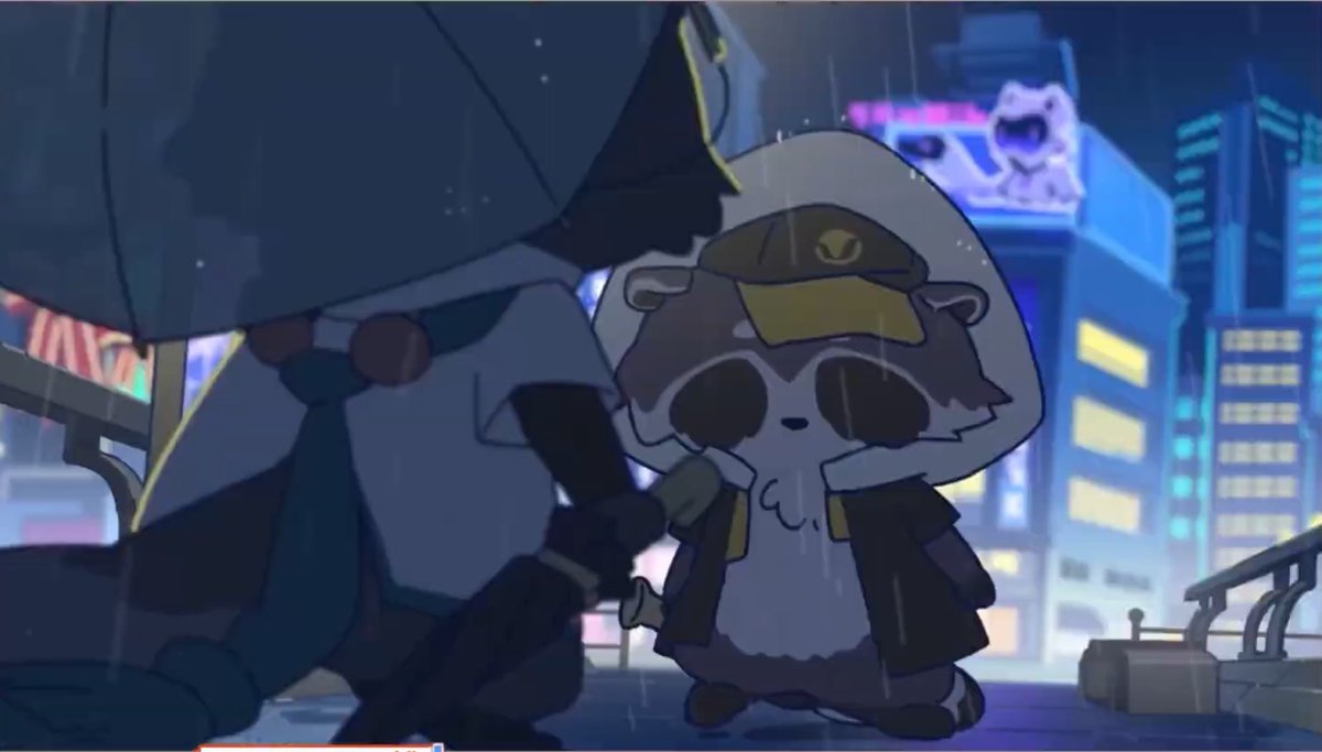 Fennec_artsss's tweet photo. A husband-and-wife argument in the rain — Dan Heng, you made your wife Caelus cry, and now you’re clapping to comfort him 😭 https://t.co/v4BjA5Ioun