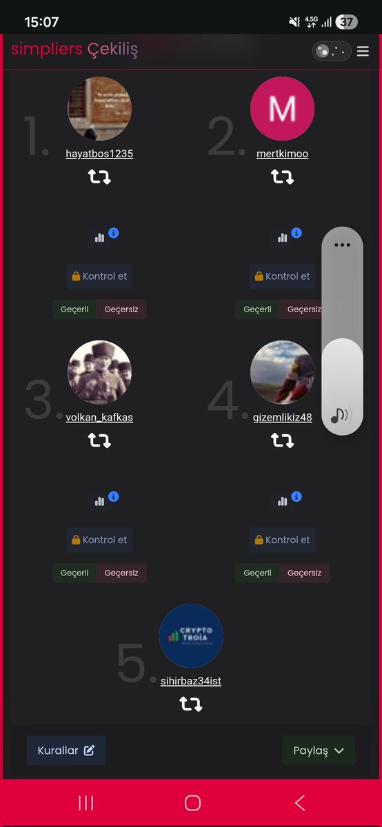 Selamlar arkadaşlar 

5 kişi RT çektim kalan 5i de mentionlara cevap yazacağım totalde 10 kişi olacak
