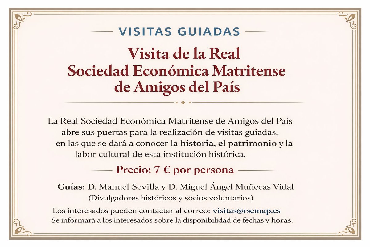 Real Sociedad Económica Matritense Amigos del País tweet media