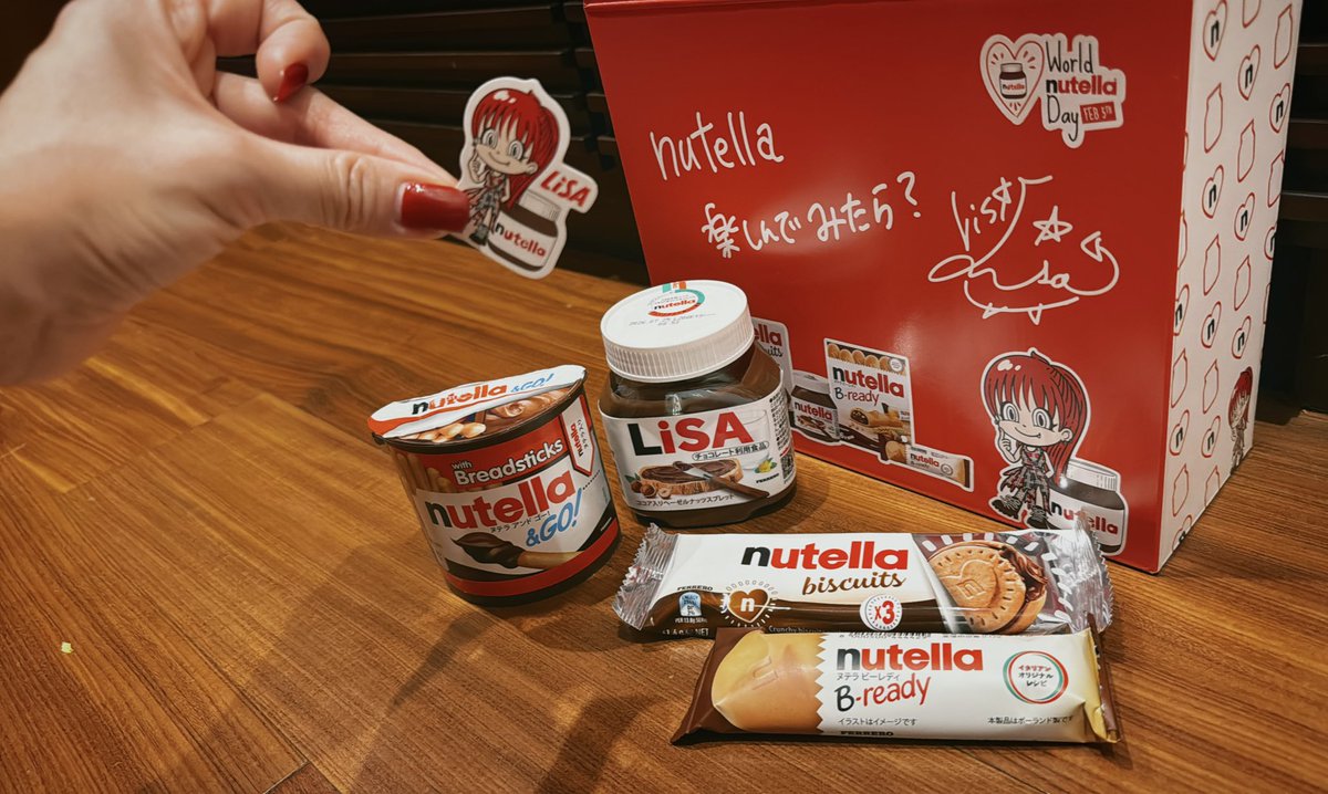 LiSA_OLiVE's tweet photo. 😋🍫
@NutellaJPN 
https://t.co/PtIKWak9j6 https://t.co/V4qmMqUpFG