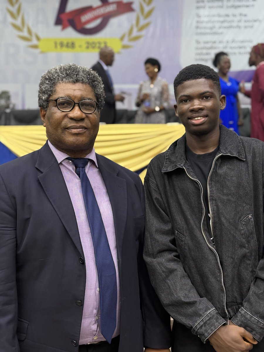…with the vice chancellor, deputy vice chancellor (Academics), registrar and dean of students of the first and best university in Nigeria 🇳🇬 at post UI’SU Election 24/25 events.