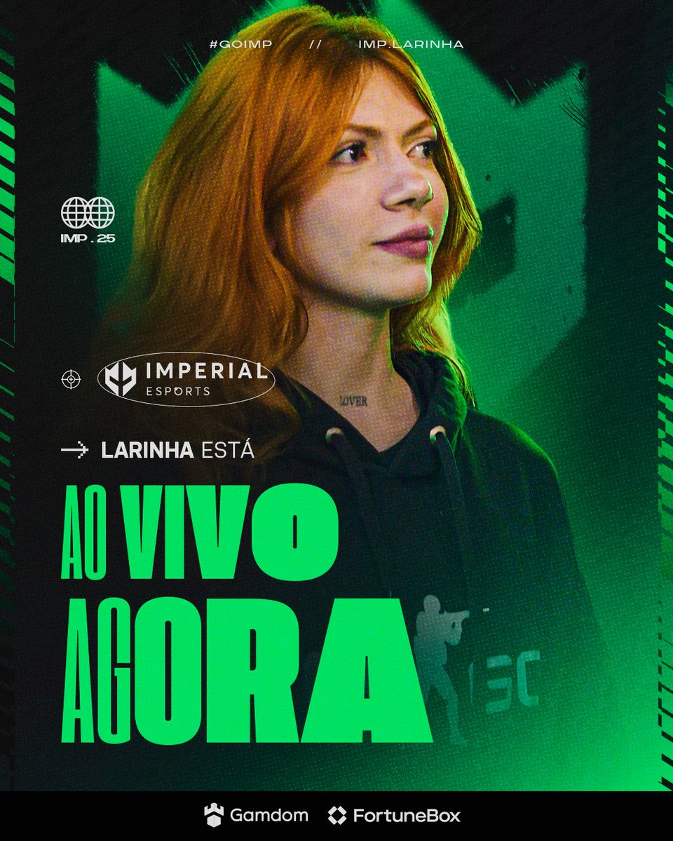 imperialesports's tweet photo. Sextou com a @laramanarim no nosso canal, vem assistir 💚
🖥️ https://t.co/t8TsOQddkQ
#LABIMP #LIVEIMP https://t.co/1JHQgTdNbT
