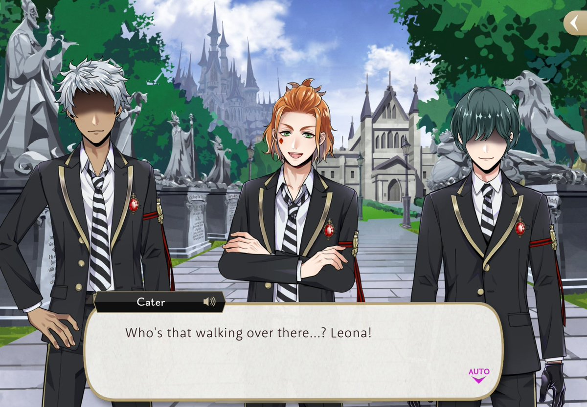 twstkuro's tweet photo. cater's smug expression is frying me 😩 https://t.co/pbgrtWbEA8