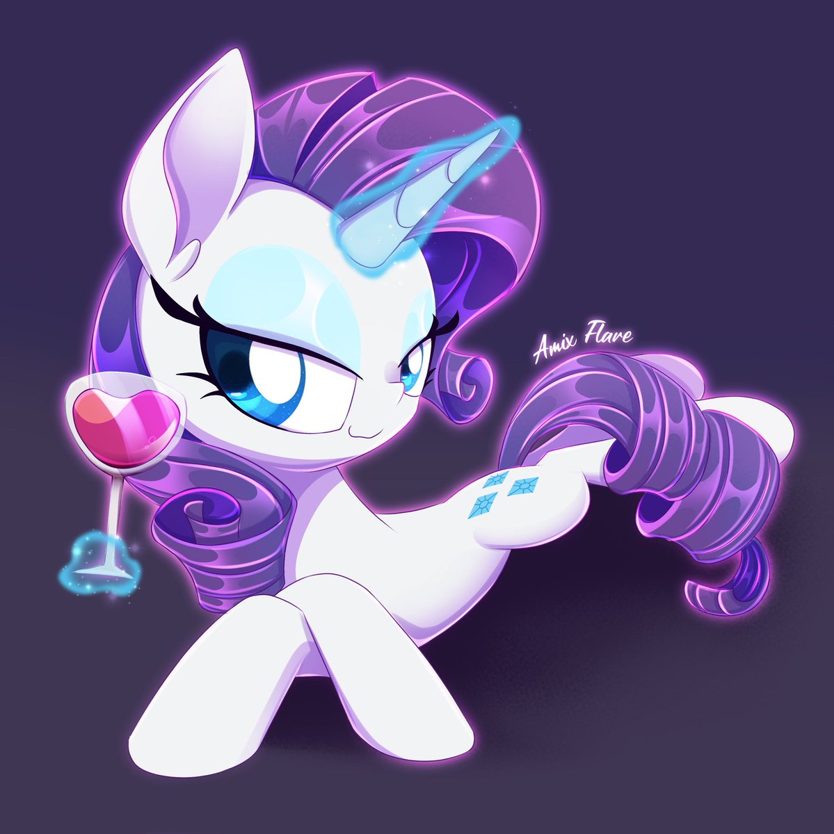 Fine wine with a lovely pony🍷 
#mlp