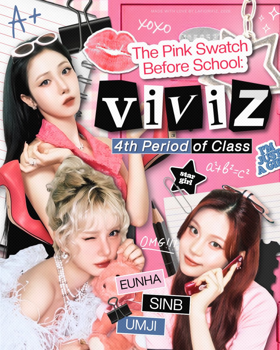 ㅤㅤ️️
🩰 𓍼 In a swirl of tulle, 𝗧𝗵𝗲 𝗣𝗶𝗻𝗸 𝗦𝘄𝗮𝘁𝗰𝗵 𝗕𝗲𝗳𝗼𝗿𝗲 𝗦𝗰𝗵𝗼𝗼𝗹: 𝗩𝗜𝗩𝗜𝗭’𝘀 𝟰𝘁𝗵 𝗣𝗲𝗿𝗶𝗼𝗱 𝗼𝗳 𝗖𝗹𝗮𝘀𝘀 reigns in pearls. Ribbons flutter, heels click, and secrets twist through the halls, making every smile scream schoolyard. ₊˚♡
ㅤ