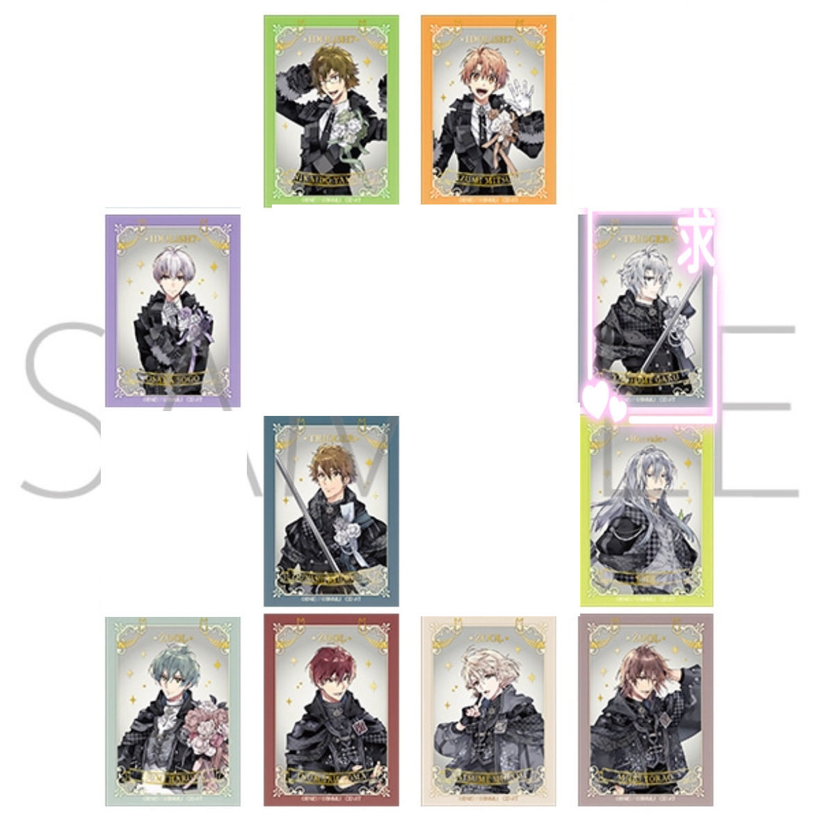 【交換】
アイドリッシュセブン アイナナ キラステ A 10周年 10th anniversary 

譲：大和 三月 壮五 龍之介 千 悠 トウマ 
巳波 虎於
求：楽 or 環

1BOX予約予定
他ポストにBセット募集あります。
郵送のみ
検索からもお気軽にお声かけください⸜🌷︎⸝‍