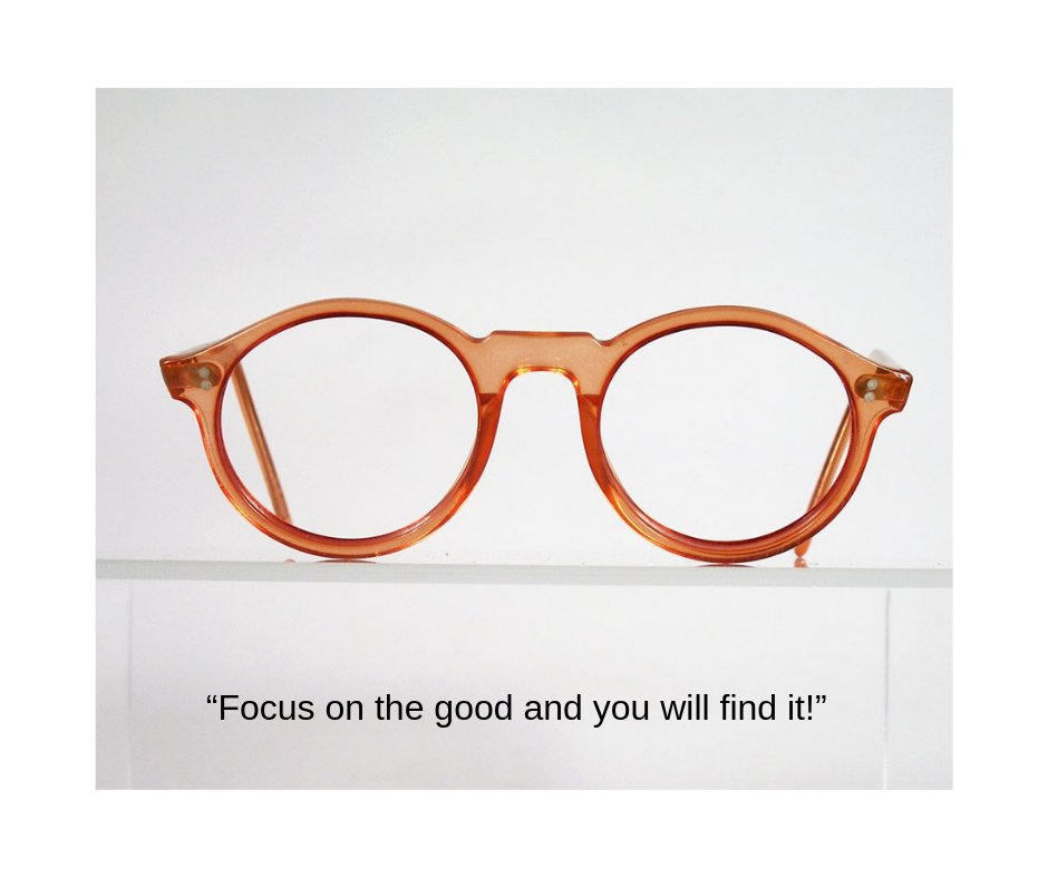 Ray for the day ~ "Focus on the good and you will find it!"