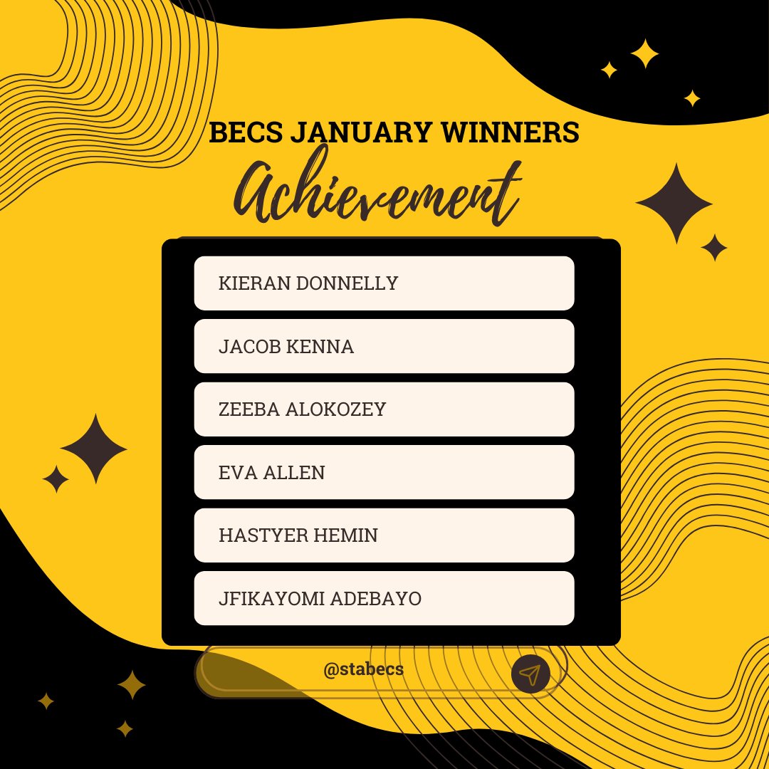 STA BECS tweet media