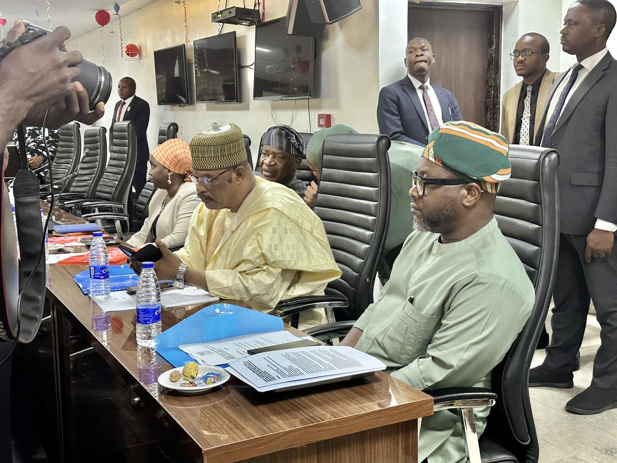 inecnigeria's tweet photo. The National Security Adviser and ICCES Co-Chair, Mallam Nuhu Ribadu, represented by by Abdullahi Hassan, Director of Internal Security commended security agencies for their professionalism during the Anambra Governorship Election and assured Nigerians of robust security deployment for all upcoming elections.

Similarly, the Inspector-General of Police, Kayode Egbetokun, represented by CP Abayomi Shogunle, reaffirmed that the Nigeria Police Force will deploy massively for all elections and continue to provide round-the-clock protection for INEC personnel, facilities and materials nationwide.