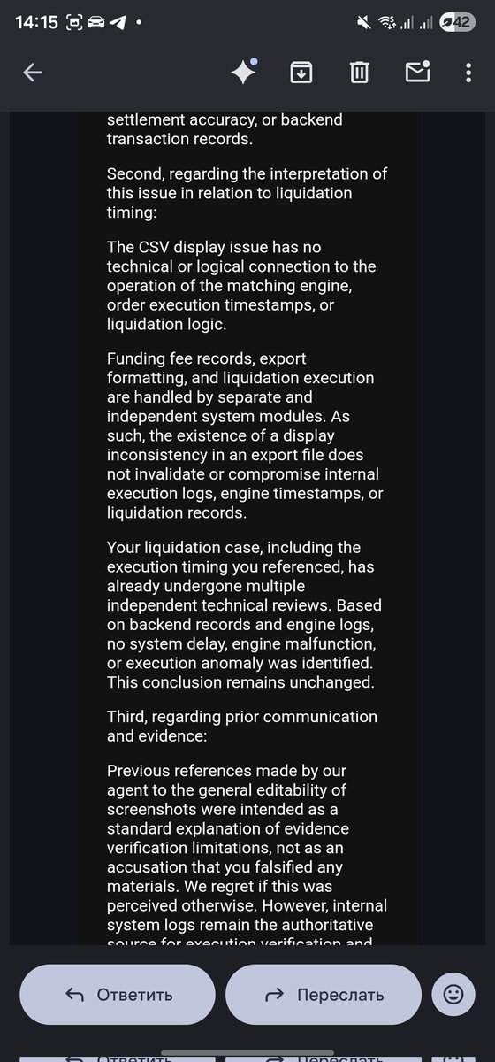 st88887's tweet photo. @OGAudit @MEXC_Official They apologized for "discrepancies" but still refuse to show raw logs or order history. Why hide the truth? If their database fails at basic fee reporting, it fails at 4-minute liquidation lags. Still no refund for my $82k. Release the 00:23 logs now!(2/2)
#MEXC_SCAM #Blockchain https://t.co/30MbXsQEte