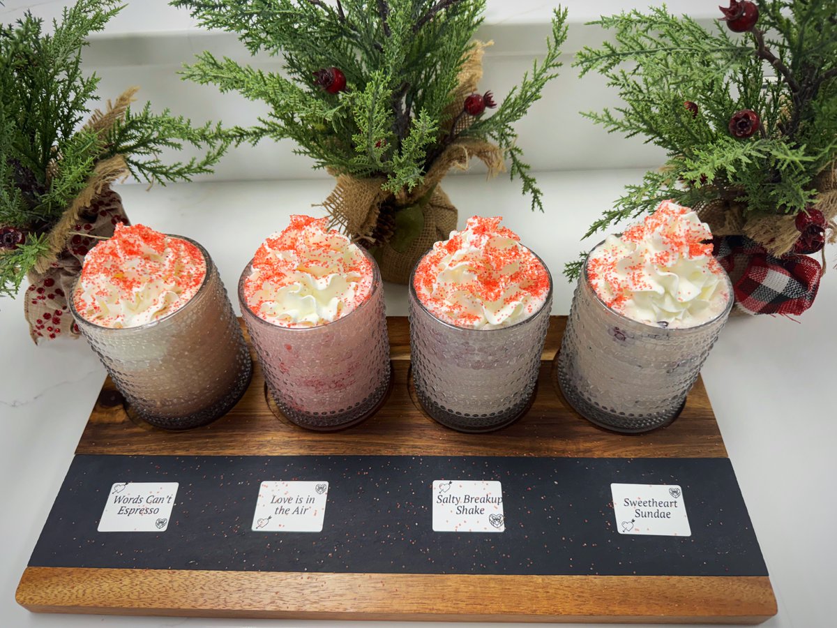 📅 Happy Friday! 🎉 Treat yourself to our delicious coffee &amp; custard! Today's flavors: **Death by Chocolate** &amp; **Fruity Pebbles**! 🌈✨ Preorder **Coffee Gram** for Valentine’s Day! 💌  #FridayFeeling #FrozenCustard #CoffeeGram #ValentinesDay #Nostalgia #SweetTreats #LatrobeEats