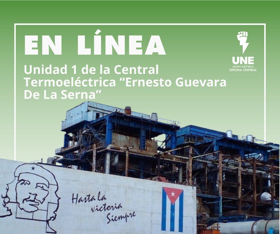 🟢 05:28 || En línea la Unidad 1 de la CTE Ernesto Guevara De La Serna, subiendo carga.