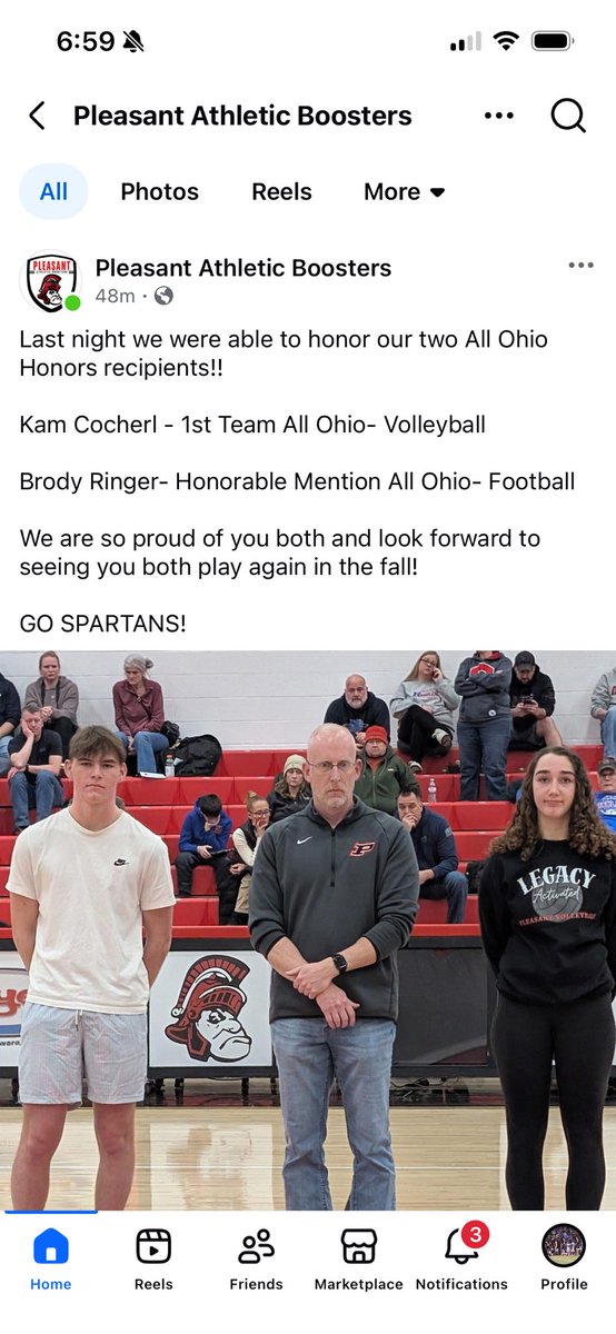 Congrats to <a href="/BrodyRinger28/">Brody Ringer</a> and <a href="/KamrynCocherl/">Kamryn Cocherl 2027</a> for EARNING All-Ohio as a sophomore and a junior! Your hard work and dedication have shown through!