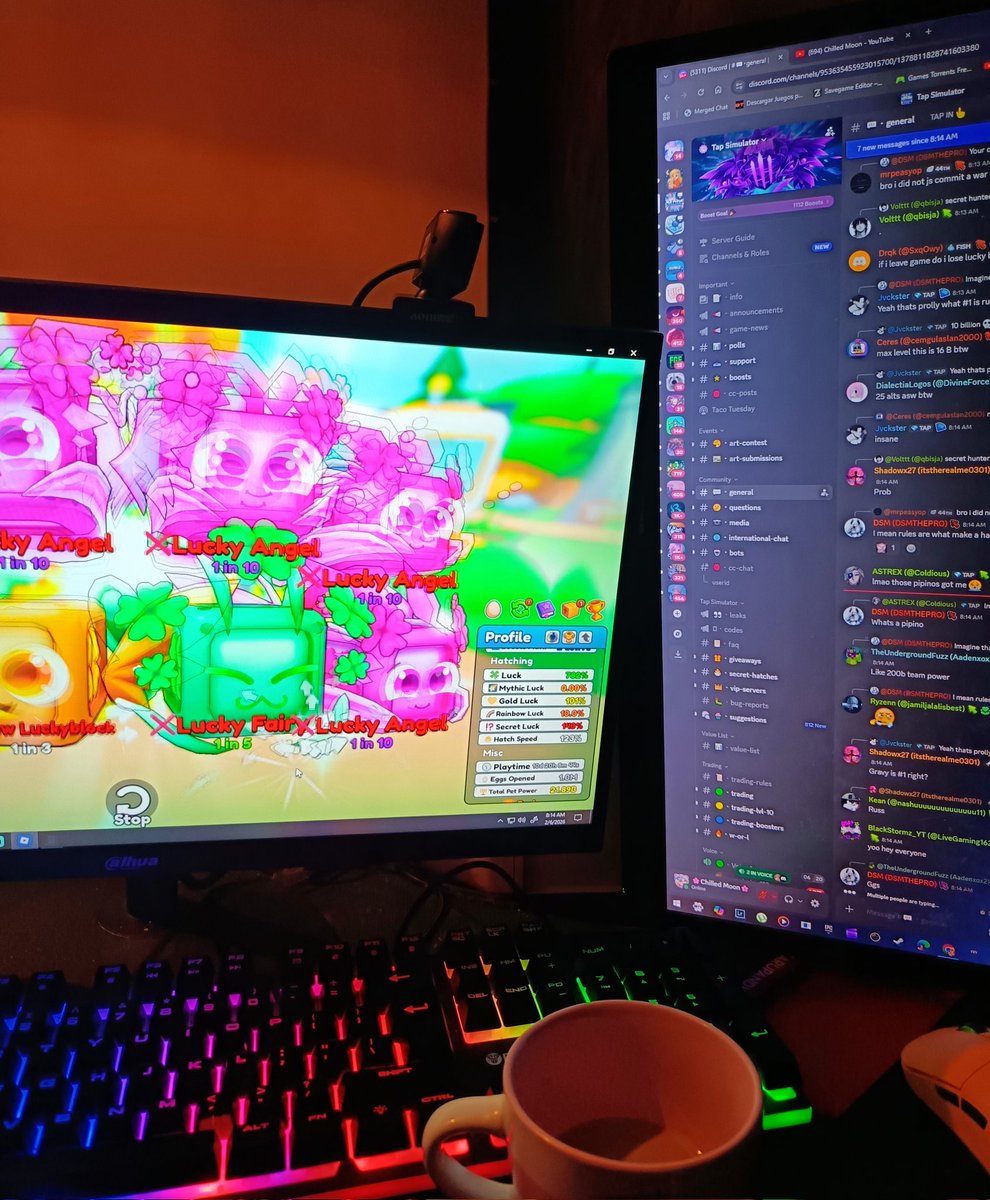 Happy Friday everyone! Hatching and coffee ahhhhhh ☕🎉 #tapsim #tapsimulator #roblox