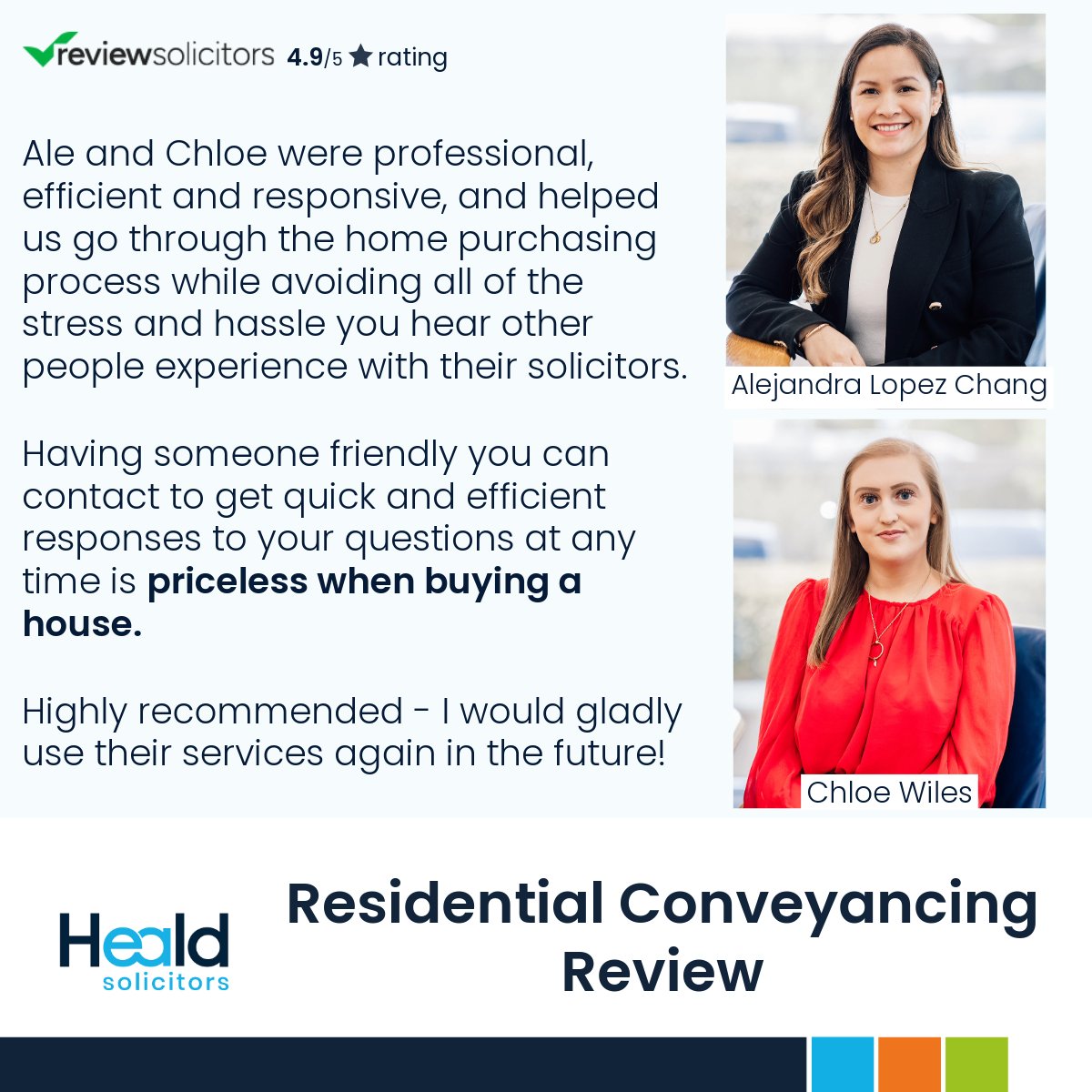We know buying a house can be stressful. 
Our residential conveyancing team is here to make things as quick and easy as we can for you. 

Thank you for your positive reviews.