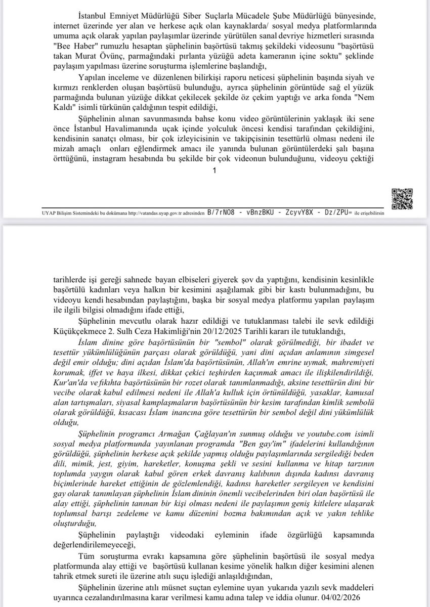 Murat Övüç’ün gay olması iddianameye girmiş. Gittikçe daha karanlık oluyor.