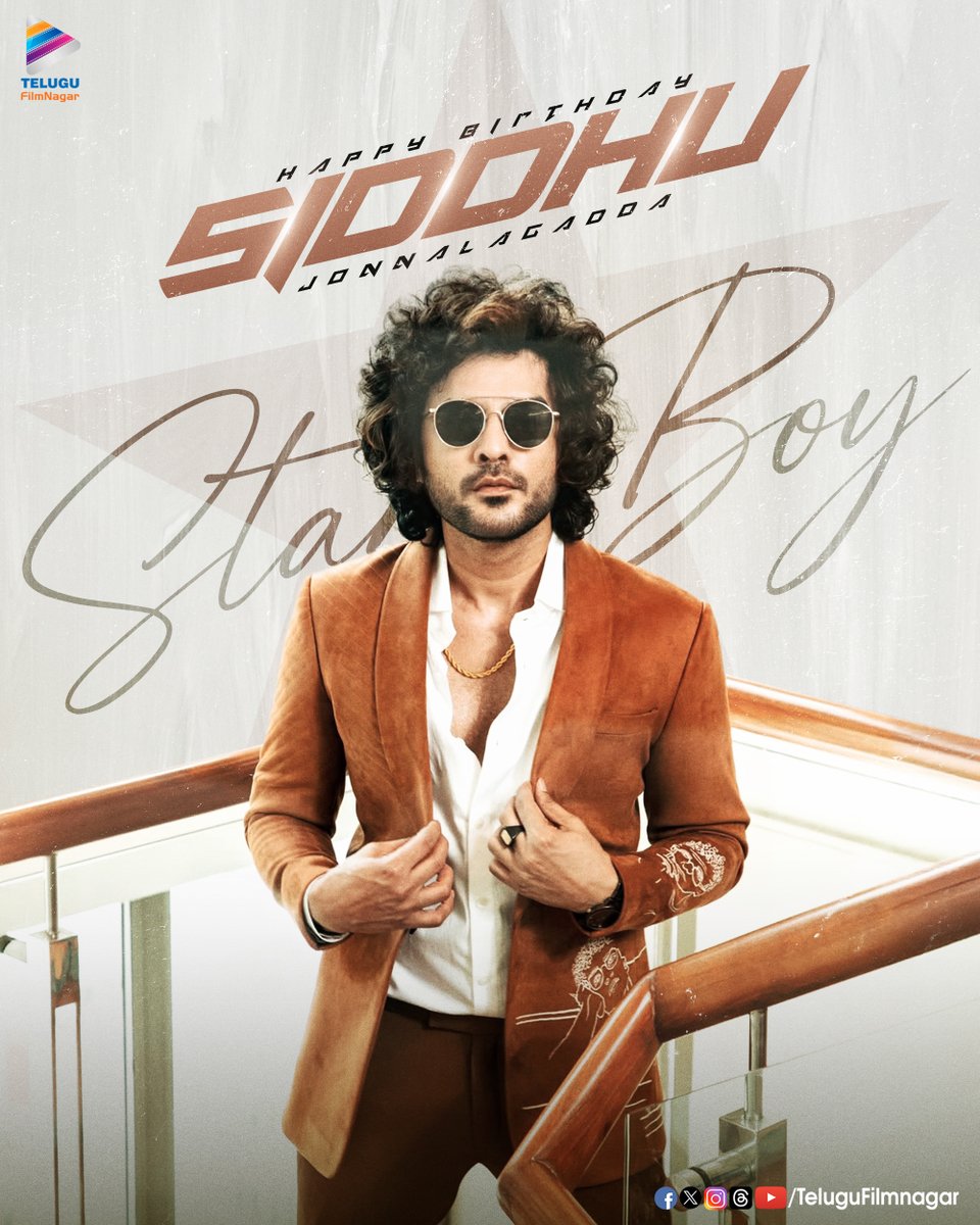 telugufilmnagar's tweet image. Join us in wishing the energetic and proficient actor @Siddubuoyoffl a very Happy Birthday!🎂🥳
May you have a joyous year ahead and wishing you blockbuster success for #Badass!!😎💥

#HappyBirthdaySiddhuJonnalagadda #HBDSiddhuJonnalagadda #TFNWishes #TeluguFilmNagar